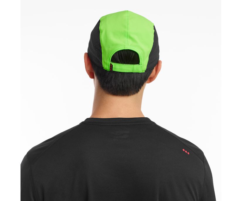 Women's Saucony Outpace Hats Green / Black | Singapore 362BEXC